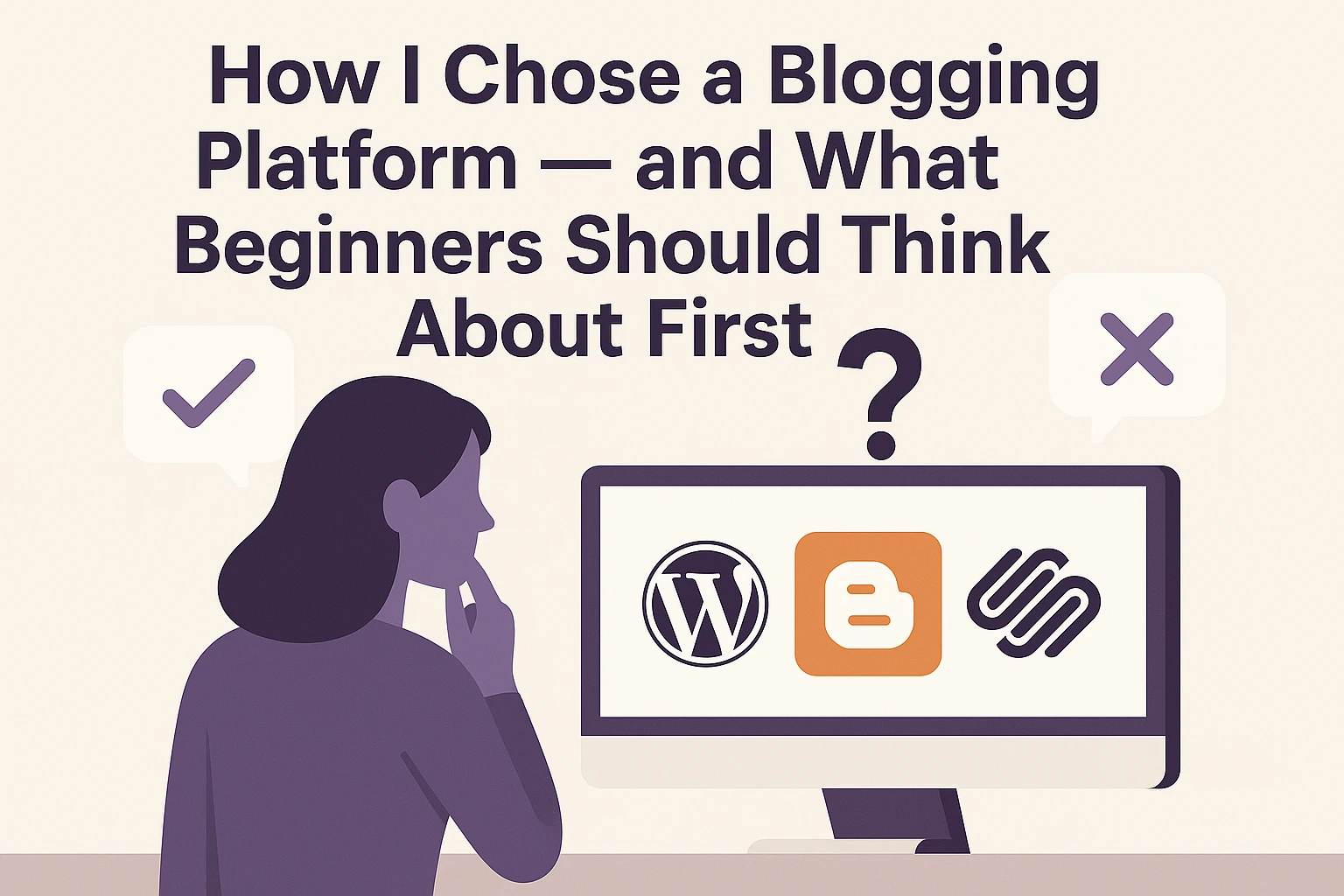 How I Chose a Blogging Platform — and What Beginners Should Think About First