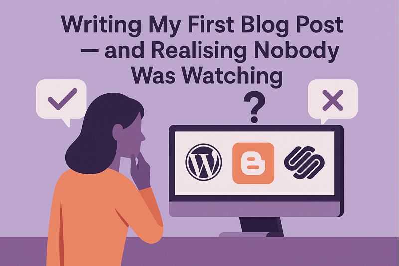 Writing My First Blog Post — and Realising Nobody Was Watching